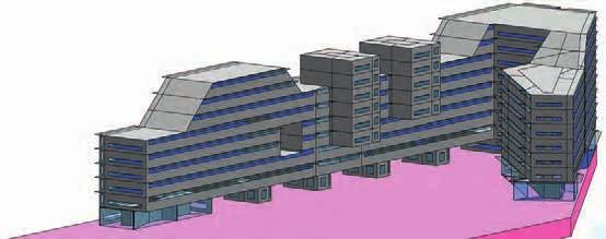 n-zero foundation 153 Tale modello è stato realizzato attraverso il software Revit, usato dal disegno preliminare al calcolo energetico.