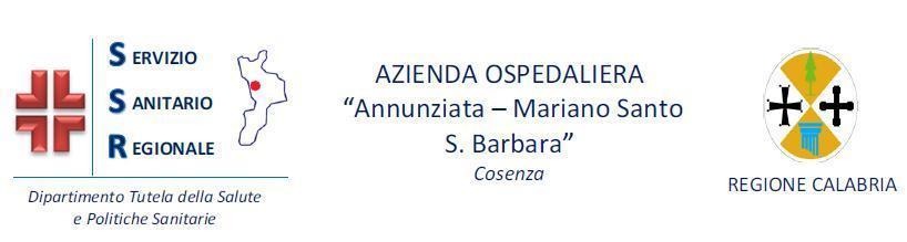 (istituita con D.P.G.R. Calabria 8 febbraio 1995 n 170) DELIBERAZIONE DEL DIRETTORE GENERALE N 00634 DEL 05.12.