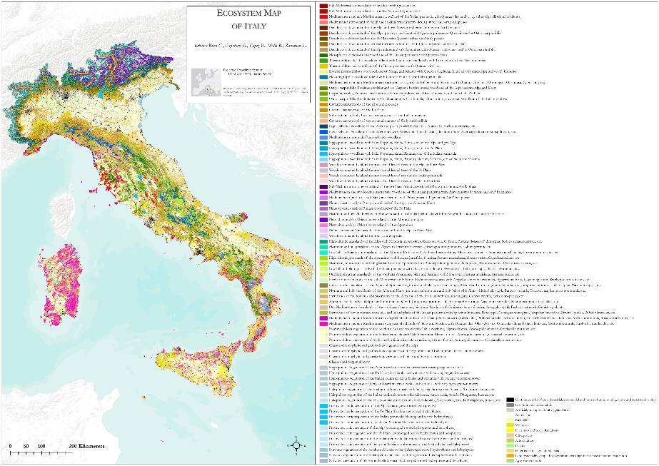 Secondo Report sullo stato del Capitale Naturale a) Ecoregioni d Italia (aggiornamento