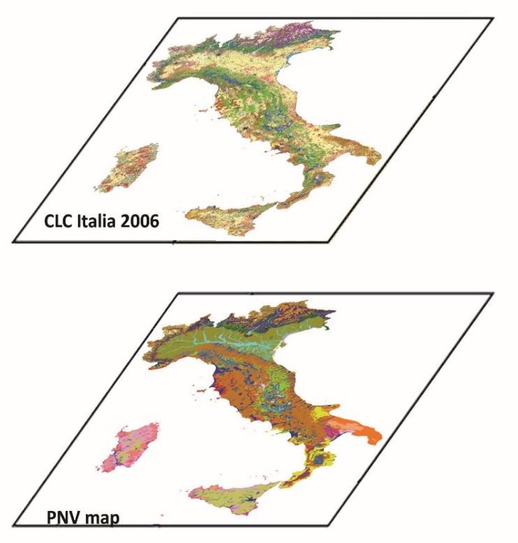 Carta degli ecosistemi d Italia (scala 1:100.