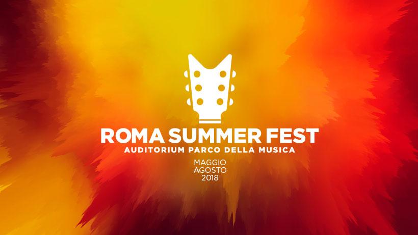 DAL 26 MAGGIO AL 3 AGOSTO 2018 Roma Summer Fest la stagione es+va di concer+ nella cavea dell Auditorium Parco della Musica quest anno per la prima volta inizierà quasi un mese prima