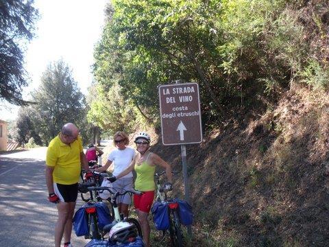 in bicicletta e per chi vuole degustare dell