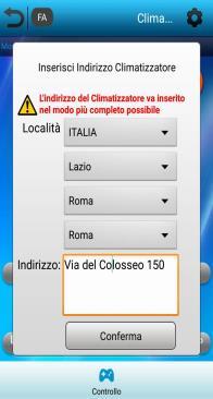 Climatizzatore.