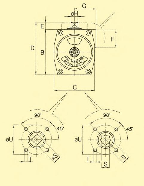 5 only Forature secondo ISO 5211 (DIN 3337) HOLES according to ISO 5211 (DIN 3337) Forature secondo ISO 5211 (DIN 3337) HOLES according to ISO 5211 (DIN 3337) * * * VDI/VDE 3845 * Connessione quadra