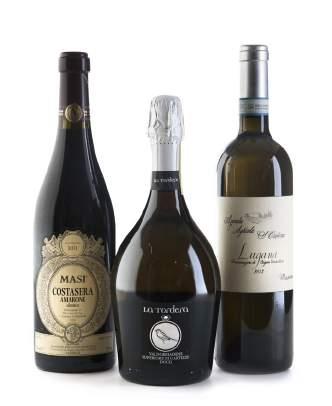 ETO CL 75 1301.VENETO 2 COSTASERA AMARONE DELLA VALPOLICELLA CLASSICO DOC - MASI CL 75 VALDOBBIADENE SUPERIORE DI CARTIZZE DRY DOCG - LA TORDERA CL 75 LUGANA DOC MASONI S.