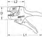 248 30 Pinza spelafili C ASSIC A norma DIN ISO 5232 Con arresto regolabile Con molla e vite di regolazione Per fili 0,5-4,0 mm 9.