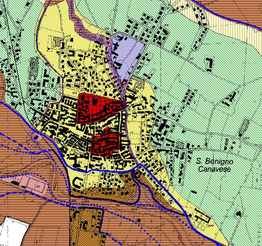 ESTRATTO CARTA DI SINTESI DELLA PERICOLOSITA GEOMORFOLOGICA E DELL IDONEITA ALLA UTILIZZAZIONE URBANISTICA ESTRATTO LEGENDA