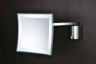 латунь/cromall /Tritan TM Specchio da parete ingranditore con luce LED Wall magnifying