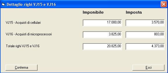 Bollettino 5.40.1D1-29 Attivando il flag Stampare il dettaglio per le fatture verso consumatori finali viene riportato il dettaglio del quadro VT relativo alle cessioni verso consumatori finali.