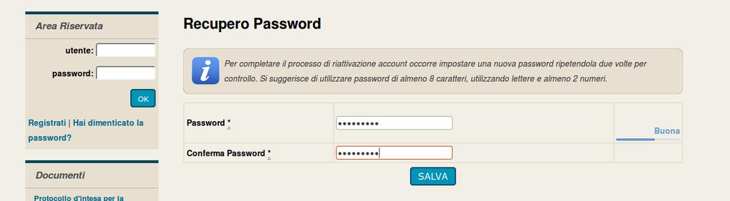 Premendo Invia verrà inviata una mail/pec all indirizzo di registrazione dell operatore economico con un nuovo token di attivazione.