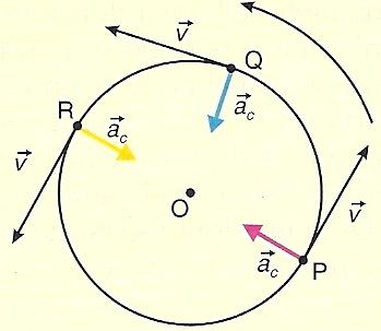 I mi nel pian Pagina 3 di 8 Il vere velcià v risula in gni pun angene alla circnferenza. Il vere accelerazine cenripea a c risula perpendiclare al vere velcià v.