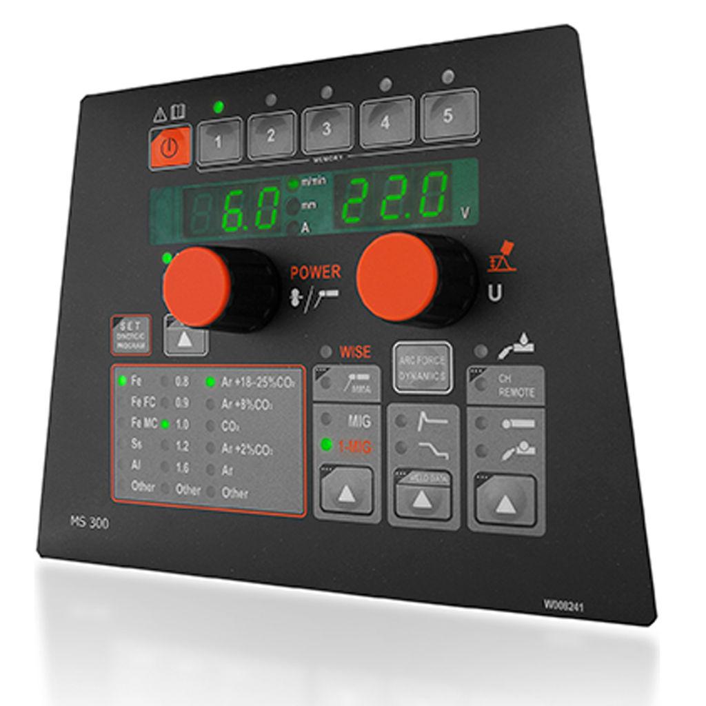 A5 MIG Remote Control Unit Unità di controllo a distanza leggera e duratura per il controllo dei parametri di saldatura e il cambio immediato di programma.