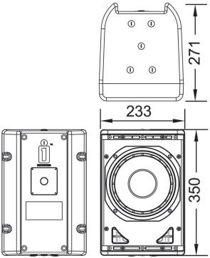 4 108CIM DIFFUSORE IN COPOLIMERO Altoparlante da 8 con driver Coassiale e tromba conica da 70x70 La 108 CIM è un leggero e compatto diffusore due vie in copolimero con woofer da 8 e Driver coassiale.