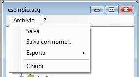 Dopo aver selezionato un nodo l utente può eseguire una o più azioni; il menù dei comandi disponibili viene visualizzato cliccando sul tasto destro del mouse (menù contestuale).