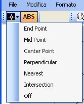 La barra degli strumenti La barra degli strumenti della interfaccia ha l aspetto riportato nella figura sottostante.