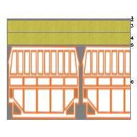 CARATTERISTICHE TERMICHE E IGROMETRICHE DEI COMPONENTI OPACHI secondo UNI EN 12831 - UNI EN ISO 6946 - UNI EN ISO 13370 Descrizione della struttura: Soffitto su terrazzo praticabile Codice: S2