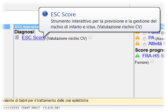 vasculopatie Esc Score