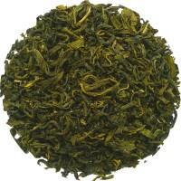 Il Dragone di Giada coreano Le foglie di questo tè prese dalle gemme apicali sono leggermente increspate e di un bellissimo colore verde intenso.