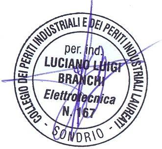 T TZO T T QURO OTTT: PROTTO Verifica s uilt Potenza nominale di alimentazione Tensione di linea orrente nominale PTO SRZO S QURO SO VRSO PZZO ST di Teglio (SO) QURO TTR QPos