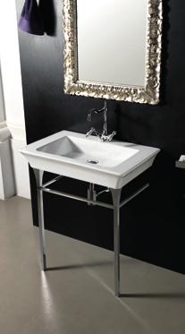 Jazz JZL005 JAZZ lavabo sospeso 70 monoforo (predisposto tre fori) + kit di fissaggio wall-hung washbasin 70 1 hole with