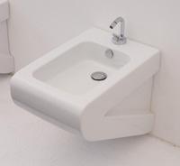 La Fontana LFV001 LA FONTANA vaso sospeso placche bianche + kit di fissaggio solo monoforo wall-hung WC white sideboards + fitting