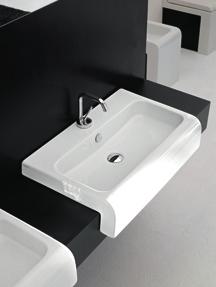 La Fontana LFL004 LA FONTANA lavabo 45 semincasso semi-recessed washbasin 45 13 45 x 41,5 26 52 200 LFL005 LA