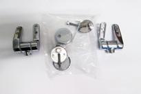 soft-close chrome hinges kit for Hermitage 0,4 80 HEA001