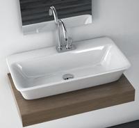 drop in washbasin 50x35 8,5 50 x 35 20 36 200 CWL002 COW lavabo sospeso / appoggio 60 wall-hung / countertop