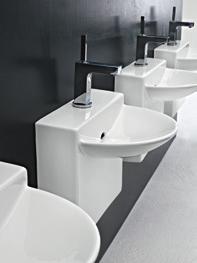 2 90 WLL001 WALL MINI lavabo sospeso wall-hung washbasin 15 45 x 38 10 20