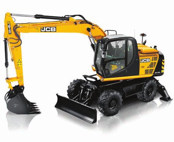 COMFORT TOTALE Controllo e comfort. 5 Gli escavatori JCB JS145W/160W dispongono di uno spazioso vano bagagli dietro il sedile dell'operatore.