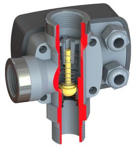 T-Kit Universal Raccordo a 3 vie con valvola