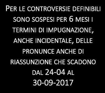 Rottamazione liti pendenti EFFETTI SULLE CONTROVERSIE SOSPENSIONE?