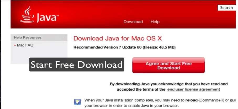 3.1 Sistema operativo MAC La applet di firma su sistema operativo MAC richiede l installazione di JVM a 64 Bit che potrà essere eseguita seguendo le istruzioni indicate al paragrafo 2.