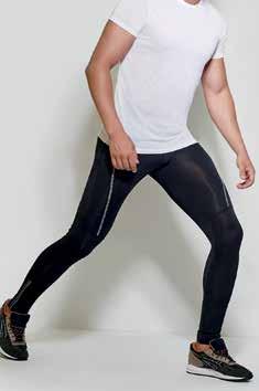 M/L/XL/XXL 16,05 50 1 UTRUN RY0446 Pantalone uomo da running. Cintura elastica in vita con coulisse interna regolabile. Tasca posteriore con zip. Cerniera con bande riflettenti.