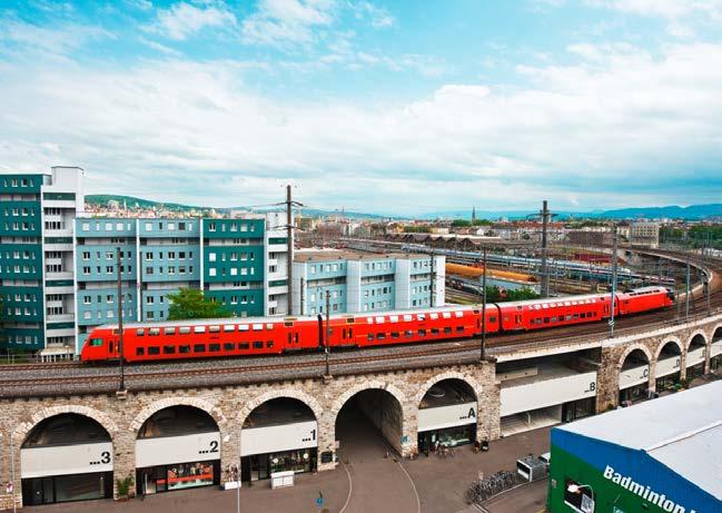 Treno pubblicitario Zurigo Bacino di utenza regione di Zurigo Il treno pubblicitario FFS Zurigo circola sulla rete della S-Bahn di Zurigo (ZVV).
