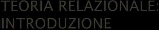 Tre metodi per produrre uno schema relazionale: a) Partire da un buon schema a oggetti e tradurlo b) Costruire direttamente le relazioni e poi correggere quelle che presentano anomalie c) Partire da