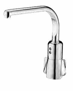 UFO RUBINETTO ELETTRONICO MONOFORO / ELECTRONIC SINGLE-HOLE TAP/FAUCET UFO/MET Definire il tipo di canna (1-2-3-4-5-) al momento dell ordine. The number of spout (1-2-3-4-5-6) specified when ordering.