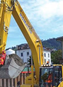 Struttura robusta Massima robustezza e resistenza, insieme a un servizio clienti di prima qualità, sono le basi della filosofia Komatsu.