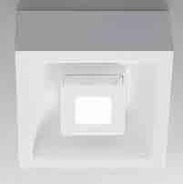 lamp hole for fitting dimensions code power led total absorbition lumen lamp incasso recessed 12 x 12 - h 3,5 cm / 4,7 x 4,7 - h 1,4 in LD0013B3 6,8 + 6,8 W 7 + 7 W 142 + 557 lm 10,5 x 10,5 cm / 4,1