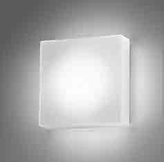 absorbition lumen led board parete - soffitto 18 x 18 cm / 7,1 x 7,1 in LD130403 10 W 1310 lm 25 x 25 cm / 9,8 x 9,8 in LD130503 16 W 1502 lm 32 x 32 cm / 12,6 x 12,6 in LD130603 25 W 2117 lm LED