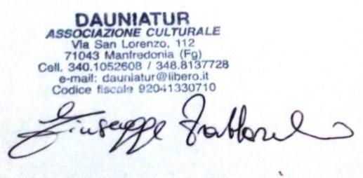 Il sottoscritto Rappresentante Legale, consapevole delle sanzioni penali nel caso di dichiarazioni non veritiere, di formazione o uso di atti falsi, richiamate dall art. 76 del D.P.R. 445/2000, dichiara che quanto sopra corrisponde a verità.