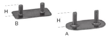 Mt. 4,00 costo nastro al metro 95,00 Anello 75 9 115,00 Uncino 75 0,50 8,5 140,00 Triangolo 75 0,50 8,5 751 753 754 Cod.