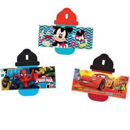 2 ADD 5204549083707Cantimplora Auto Spiderman Mickey