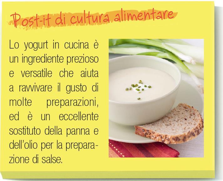Valore nutritivo dello yogurt È simile a quella del latte, ma contiene meno lattosio Funzioni nell organismo: migliora la digeribilità della