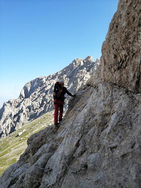 Martedì 30 Luglio Corno Piccolo m. 2655 Per la Ferrata Ventricini e via normale.