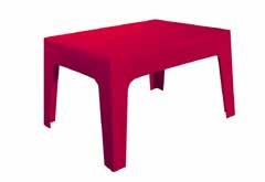 Rosso Colori disponibili / Su richiesta Tavolino Modello: Vitro Lounge W Specifica 1: