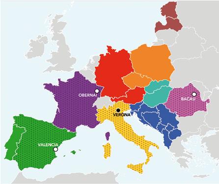 L area aziendale ha oggi un estensione di 25.000 m 2 edificati, occupa nella sede italiana 250 dipendenti e complessivamente oltre 400 nel mondo.