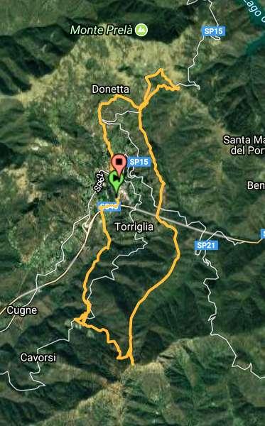 Descrizione: Salendo da Torriglia incontriamo molto presto il Castello dei Fieschi.alla fine il sentiero ci porta sulla vetta del Monte Lavagnola che ci offre un panorama suggestivo vista mare.