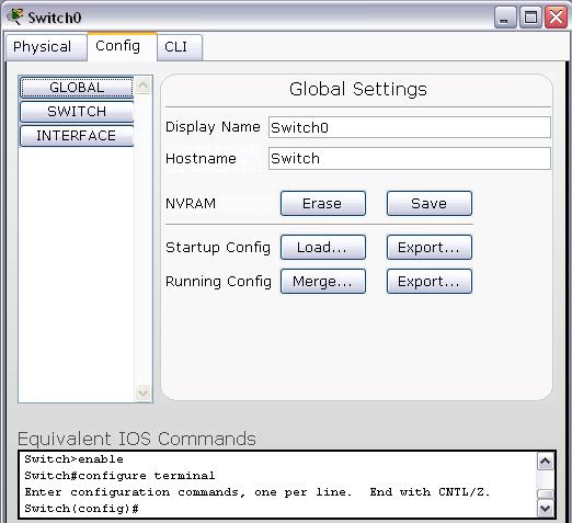 Tasto ON/OFF Configurazione di base tramite interfaccia grafica Porte disponibili