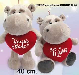 06225 peluche ippopotamo 40 cm.